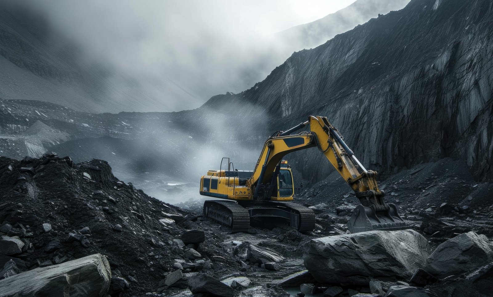 Industrial coal mining and sourcing operations
